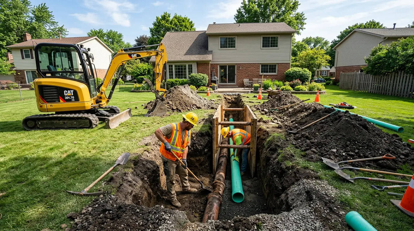 Sewer Line Cleaning in Richland, NY